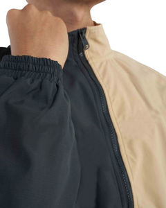 Conjunto Deportivo Impermeable de Alta Calidad, Ligero, de Nailon, Diseño Simple 2 en 1, Reversible, Cortavientos, para Hombre, Color Sólido - Product Image 6