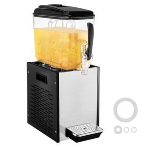 Dispenser per Bevande di Grado Commerciale 12L/12.7QT 170W in Acciaio Inossidabile 304 per Alimenti, Macchina per Tè Freddo e Caldo, Unità PC 4ª Generazione - Product Image 1