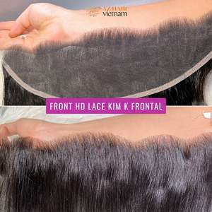 HD pour la fermeture frontale en dentelle couleur personnalisée 100% cheveux humains vierges style de cheveux raides prix de gros vendeur d'extensions de cheveux - Product Image 6