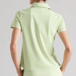 Popular Style New Golf Clothing Women Short Sleeved Polo T-shirt Breathable Fast Drying Golf Polo Women's Sport Golf Polo Shirt - Product Image 4