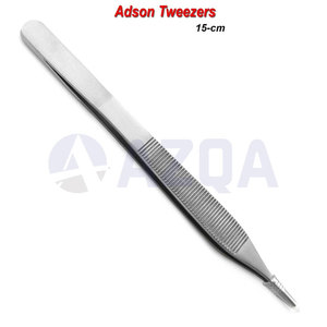 Pince à tissus et à pansements Adson en acier inoxydable de haute qualité, micro-pince dentaire, instrument chirurgical premium - Product Image 5