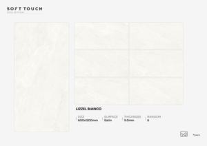 Azulejos de porcelana de superficie satinada de calidad premium, tamaño 600x1200, formato grande para interiores residenciales modernos. - Product Image 3
