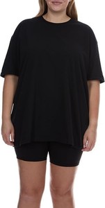 Camiseta de Manga Corta con Cuello Redondo Extra Grande para Mujer, Color Sólido, Corte Holgado, 100% Algodón Jersey, Tejido de Punto, para Todas las Temporadas, Amarillo, OEM - Product Image 4