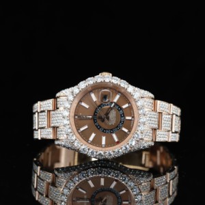 Reloj Mecánico de Edición Limitada para Hombre, Estilo Hiphop, con Moissanita VVS Premium, Lujoso, Brillante, Estilo Urbano, Elegancia Real - Product Image 5