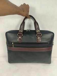 Premium PU Leatherite Laptop <b>Bag</b> with Dual Carry Handles, Front <b>Document</b> Pocket and Adjustable Shoulder Strap - Product Image 4