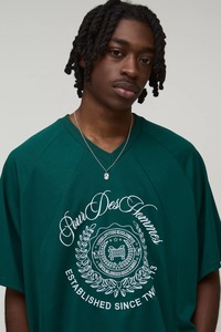 เสื้อยืดโอเวอร์ไซส์ผู้ชาย ทรงหลวม ไหล่ตก ทรงบ็อกซี่ แขนสั้น ผ้าฝ้าย สตรีทแวร์ ลายกราฟิก เสื้อทรงหลวมโอเวอร์ไซส์สำหรับผู้ชาย - Product Image 4