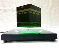 Speaker Al-Quran Mengambang Ka'bah Islami dengan Levitasi Magnetik, Lampu LED Bluetooth, Remote Control, Hadiah Muslim
