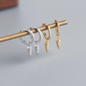 Boucles d'oreilles créoles plaquées or écologiques pour femmes, pour un usage quotidien, mariage et occasions festives, disponibles au meilleur prix - Product Image 5