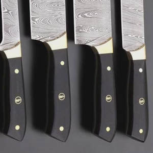 Ensemble de couteaux de cuisine en acier Damas de qualité supérieure, couteaux de chef, couteaux utilitaires, couteaux à éplucher, lame durable pour chefs professionnels - Product Image 6