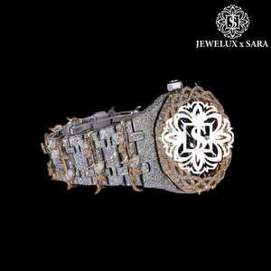 Reloj de Lujo con Diamantes Moissanite Plateados de la Mejor Calidad para Regalos Corporativos y Estilo Personal, Disponible para la Venta - Product Image 1