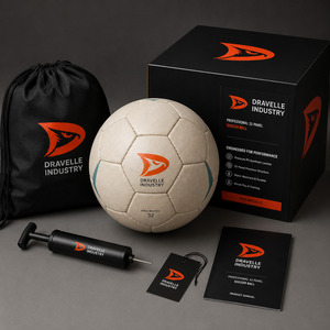Balón de Fútbol OEM para Clubes, Talla 5, Cosido a Mano, PU Premium, para Escuelas, 32 Paneles, Entrenamiento Profesional, Suministro al por Mayor - Product Image 5