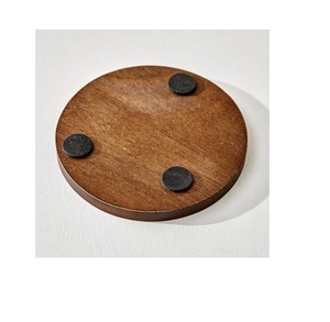 Round Wood <b>Table</b> Mats 350mm Diameter Non-Slip Modern Design for Home Use - Product Image 5