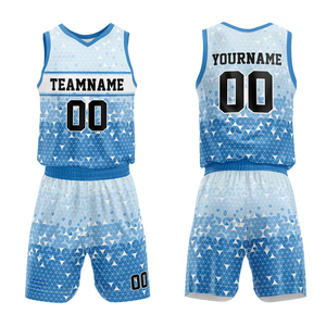 Custom Your <b>Own</b> Team Basketball Uniforms for Men Sublimation Printed Stitched Basketball Jerseys with Shorts Uniform Sets - Product Image 2