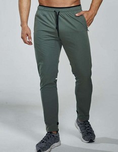 Leggings de compression unis pour hommes, sous-vêtement de sport, longueur intégrale, en Spandex/Nylon/Coton, taille élastique, résistant à l'eau - Product Image 2