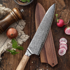 Premium Quality Damascus Steel <b>Kitchen</b> Knife Set With Smooth Finish And Easy Handling For Cooking Needs - Product Image 3