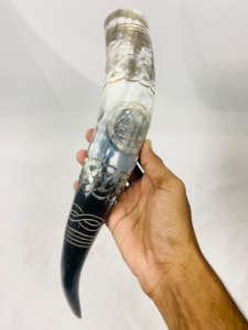 Cuerno Vikingo para Cerveza, Tallado y Pulido, Estilo Animal con Nuevo Diseño, para Bodas y Regalos Empresariales, de la India, en Venta - Product Image 6