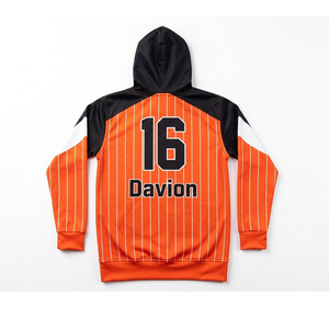 Custom Oversized Bulk 100% Cotton Autumn <b>Men</b> Zipper-Up Sublimation Fleece Hoodie-2026 Latest Arrival High Quality Quick Dry - Product Image 2