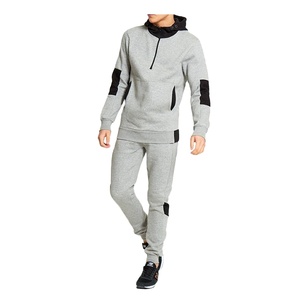 Conjunto de chándal con capucha verde para hombre, sudadera y pantalones largos con bolsillos laterales, ropa informal transpirable para otoño - Product Image 5