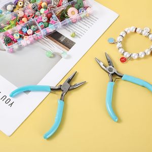 Stainless Steel Jewelry Making Pliers Set 2pcs Chain Nose 4.5 Inch Precision <b>Craft</b> Pliers for <b>Wire</b> Wrapping Repair Beading Tools - Product Image 3