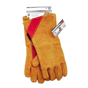 ถุงมือหนังวัวสีเหลืองสำหรับเล่นฮอกกี้ ถุงมือเชื่อมป้องกันส่วนบุคคล ทนต่อการเสียดสี ถุงมือดับเพลิงสำหรับงานก่อสร้าง - Product Image 5