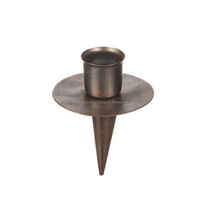 Most Selling Gold Copper Iron Handmade Azora <b>Industries</b> Rustic Finish Elegant Metal Candleholder Home Decor Christmas Easter - Product Image 6