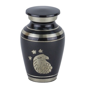 Petite Urne de Crémation Argent Étain Drapeau Américain Aigle Gris Ardoise Souvenir Urnes de Crémation Fournitures Funéraires Urnes à Jetons en Laiton - Product Image 2