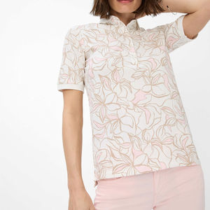 Meilleur style – T-shirt décontracté écologique à manches mi-longues pour femme, en jersey uni, respirant, imprimé par décharge, en gros - Product Image 3