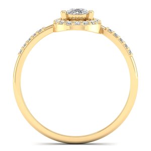 REYES Fine Jewelry Wholesale Price <b>925</b> Sterling <b>Silver</b> GRA Certified Moissanite Engagement Gift <b>Rings</b> For Women - Product Image 4