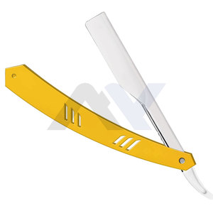Navaja de Afeitar Profesional para Hombre, Cuchilla Recta Clásica, Afeitado Ligero - Product Image 3