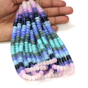 Cuentas de Cuarzo Rosa Azul: Piedras Preciosas de Calidad AAA para Joyería y Manualidades (7-8mm) - Product Image 3