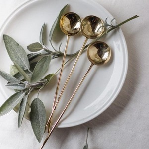 Premium Stainless Steel Butter Spoon Eco-Friendly Dishwasher Safe Modern Silverware for Home Restaurant - Product Image 1