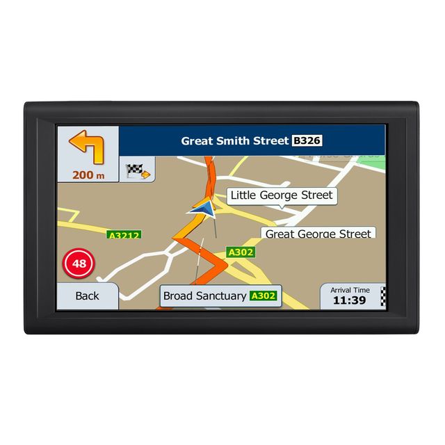 9 Inch Touch Screen GPS Navigator Car with 16GB Navigation System Built-In Dash Cam Voice Turn-by-Turn Guidance Speed GPS System