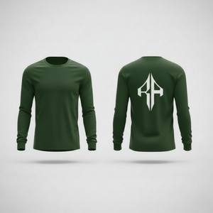 Camiseta de Manga Larga para Hombre 2026 Premium 100% Algodón, Cuello Redondo, Estilo Holgado Personalizado, Casual Bajo Demanda RIVIAN ATLANTIC - Product Image 3