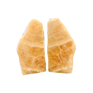 Matériaux de pierres précieuses de haute qualité, serre-livres en calcite miel, pierres naturelles brutes, minéraux, cristaux pour la décoration, vente en gros - Product Image 4