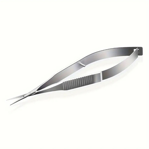 Tijeras de Manicura Multifuncionales con Resorte, Más Vendidas, de Acero Inoxidable de la Más Alta Calidad, con Punta Curva, para Diestros - Product Image 1