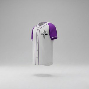 เสื้อเบสบอลคุณภาพสูง พิมพ์ลายด้วยเทคนิคพิเศษ สำหรับผู้ใหญ่ คอวี พิมพ์ลายดิจิทัลโดย RIVIAN ATLANTIC - Product Image 4