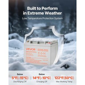 Confezione da 2 Batterie al Piombo-Acido AGM a Ciclo Profondo 12V 35Ah, Sigillate e Ricaricabili, per Scooter - Product Image 4