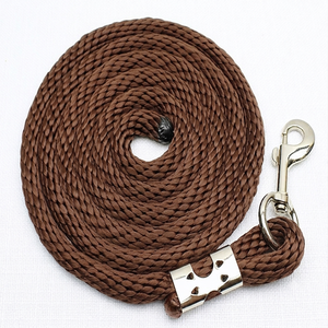 Corde de trelage pour cheval en coton violet faite à la main, laisse et corde de trelage pour cheval, accessoires pour chevaux, cordes de trelage - Product Image 3