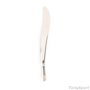 Pinzas Profesionales de Acero Inoxidable para Cejas, Punta Inclinada y Puntiaguda, Herramienta de Depilación de Precisión - Product Image 2