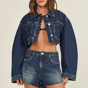 Ensembles de shorts en jean pour femmes, bonne qualité, 100% coton, respirant, streetwear, été, prix bas, stock d'usine, ensembles décontractés - Product Image 3