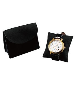 กระเป๋าใส่นาฬิกาทรงสี่เหลี่ยมผืนผ้าหนังกลับญี่ปุ่นพิมพ์ลายพร้อมดีไซน์พับได้เพื่อการจัดเก็บที่ปลอดภัย 96x88x47 มม. - Product Image 5