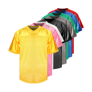 Professional Sportswear Custom Logo Oversized Mesh Polyester American Football Jersey - Product Image 3