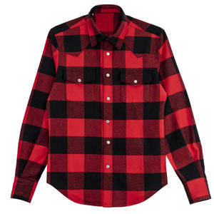 Chemise en flanelle pour homme sur mesure, décontractée, respirante, confortable, anti-boulochage, 300g, été, avec logo personnalisé pour la vente en ligne - Product Image 5