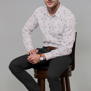 Camisas de algodón para hombre de alta comodidad, tela premium, material transpirable para un uso duradero. - Product Image 2