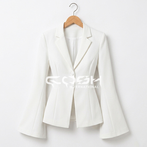 Blazer Elegante y Transpirable para Mujer, Estilo Oficina, con un Solo Botón, de Cosh International Delta Sorority - Product Image 1