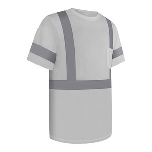 Camisetas de Alta Visibilidad para Hombre, Reflectantes, de Seguridad para la Construcción, Transpirables, Color Amarillo - Product Image 1