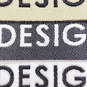 Etiqueta Tejida Personalizada, Etiqueta Tejida con Logotipo de Marca Personalizado, Etiquetas Tejidas Lavables para Ropa - Product Image 2