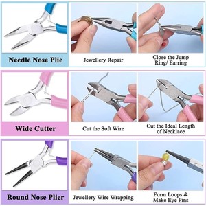 <b>Long</b> Round <b>Nose</b> Pliers 150mm Precision Jewelry Making Wire Looping Tool ZetomedPro - Product Image 3