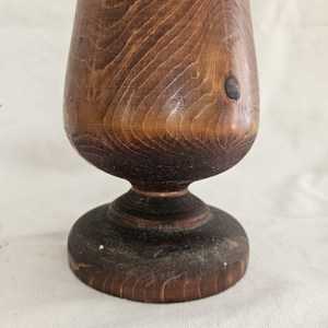 TIMELESS CRAFT Decorative Wooden Flower Pot for Indoor/Outdoor Plant Display Handcrafted Artistic Wood Finish Tabletop <b>Vase</b> - Product Image 6