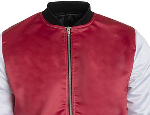 2026 Wholesale <b>Packable</b> Varsity Bomber <b>Jacket</b> Men 100% Polyester Windproof Winter Casual - Product Image 5